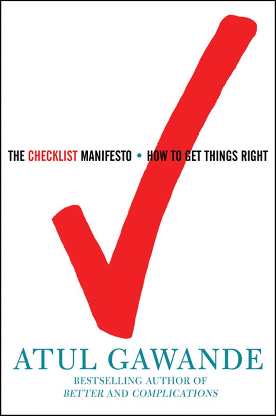 Checklist Manifesto